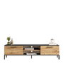 Hanah Home RL1-AA Mueble de TV Pino Atlántico y Antracita 160cm